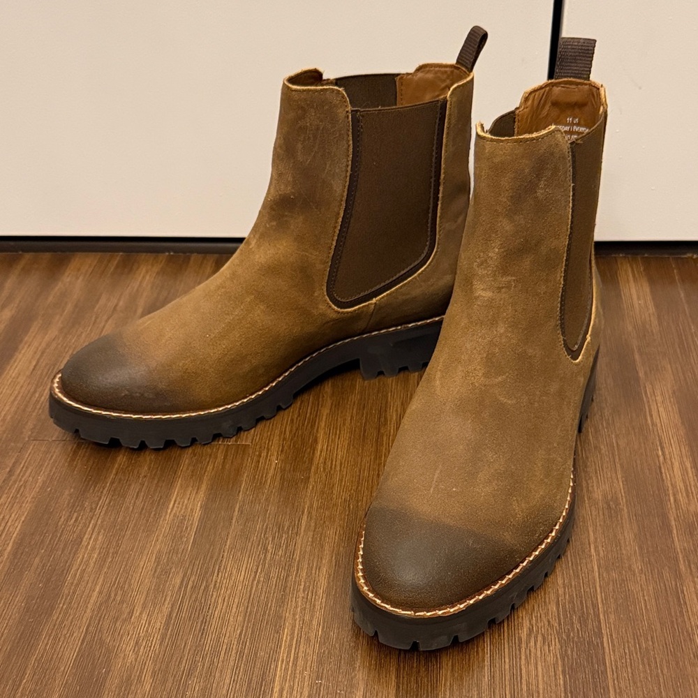 NWOT Thursday Boot Company Brown Leather Chelsea Boots- Never worn!